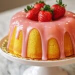 Strawberry Pound Cake with Fresh Strawberry Glaze Recipe