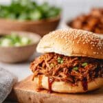 Slow Cooker BBQ Chipotle Shredded Chicken Recipe