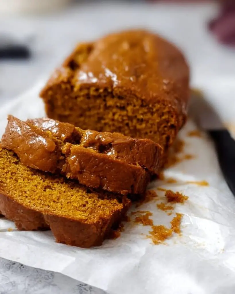 Brown Butter Pumpkin Bread with Maple Glaze Recipe