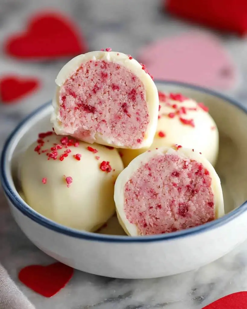 Raspberry White Chocolate Truffles Recipe