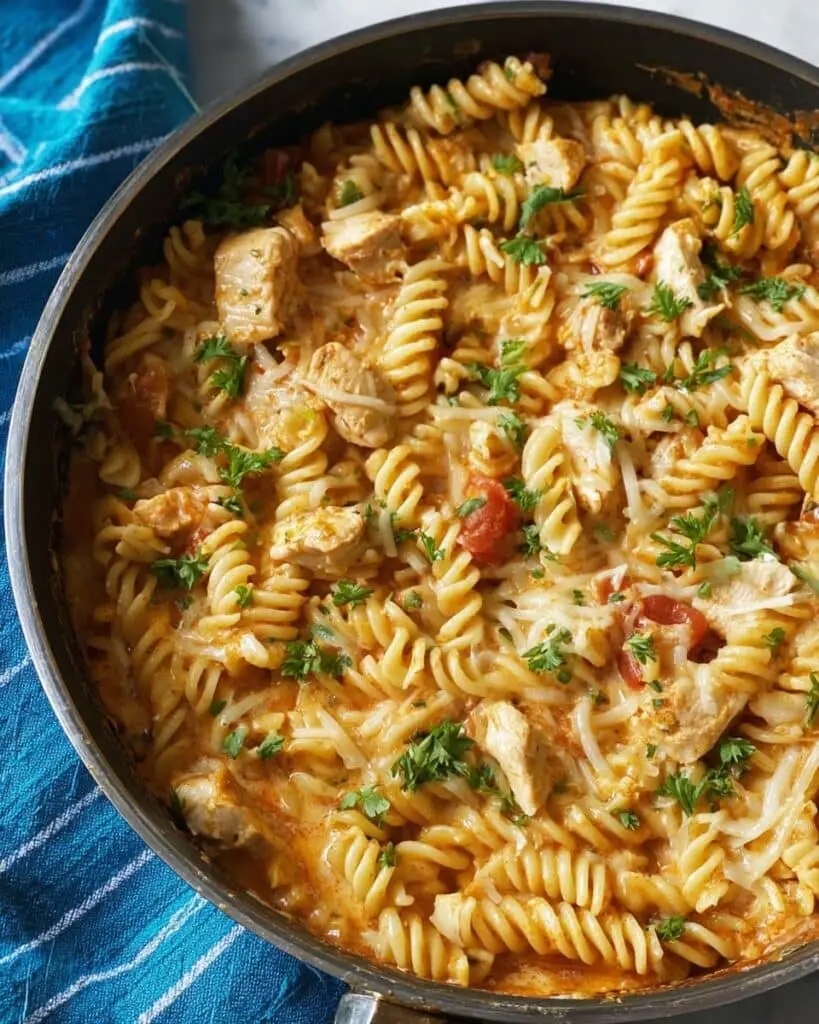 One-Pot Leftover Roast Chicken Pasta Recipe