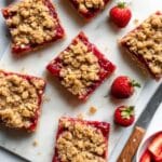 Gluten-Free Strawberry Oatmeal Crumb Bars Recipe