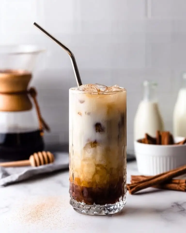 Iced Honey Cinnamon Latte