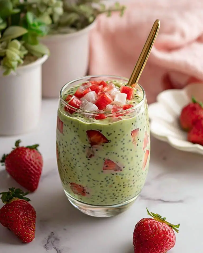 Strawberry Matcha Sago Recipe