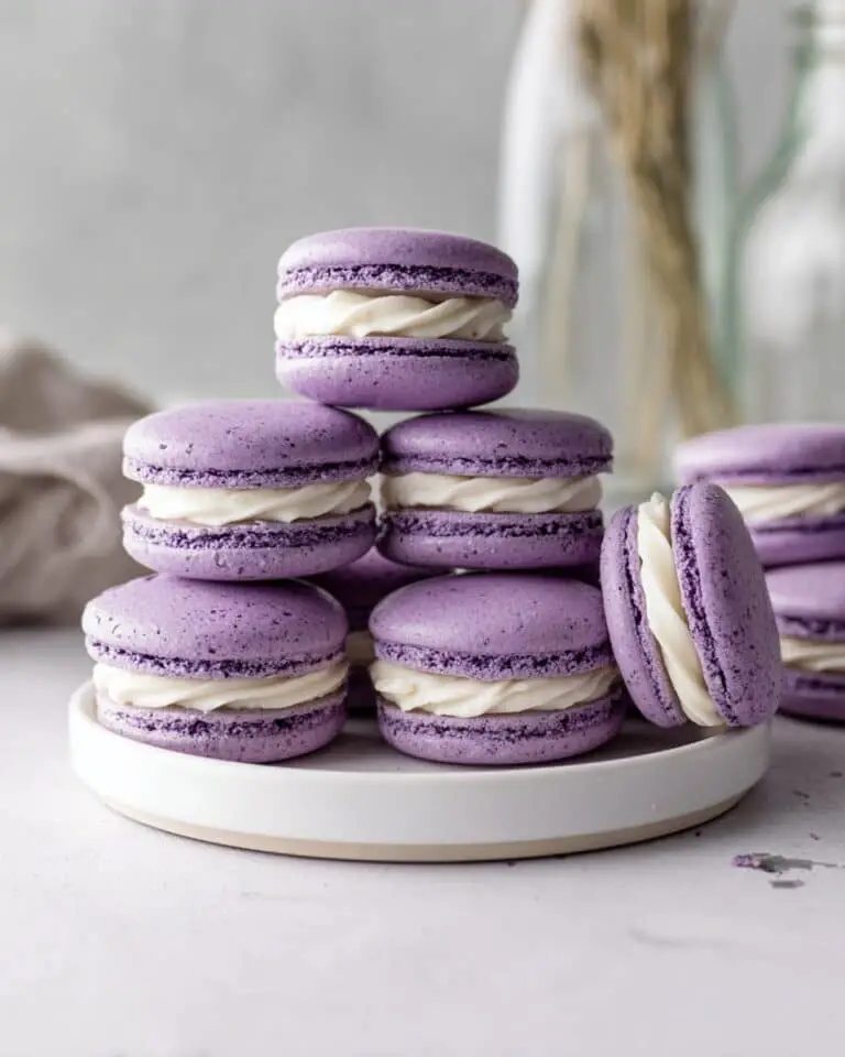 French Macaron Recipe with Vanilla Buttercream Frosting Recipe