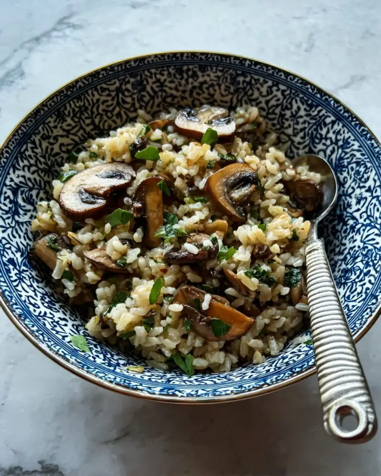 Mushroom Rice Pilaf Recipe