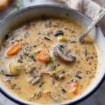 Creamy Mushroom Wild Rice Soup Recipe