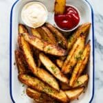 Ultra Crispy Baked Potato Wedges Recipe