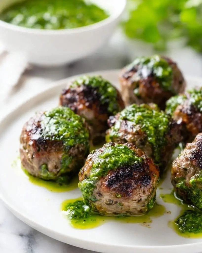 Chimichurri Whole30 Meatballs Recipe
