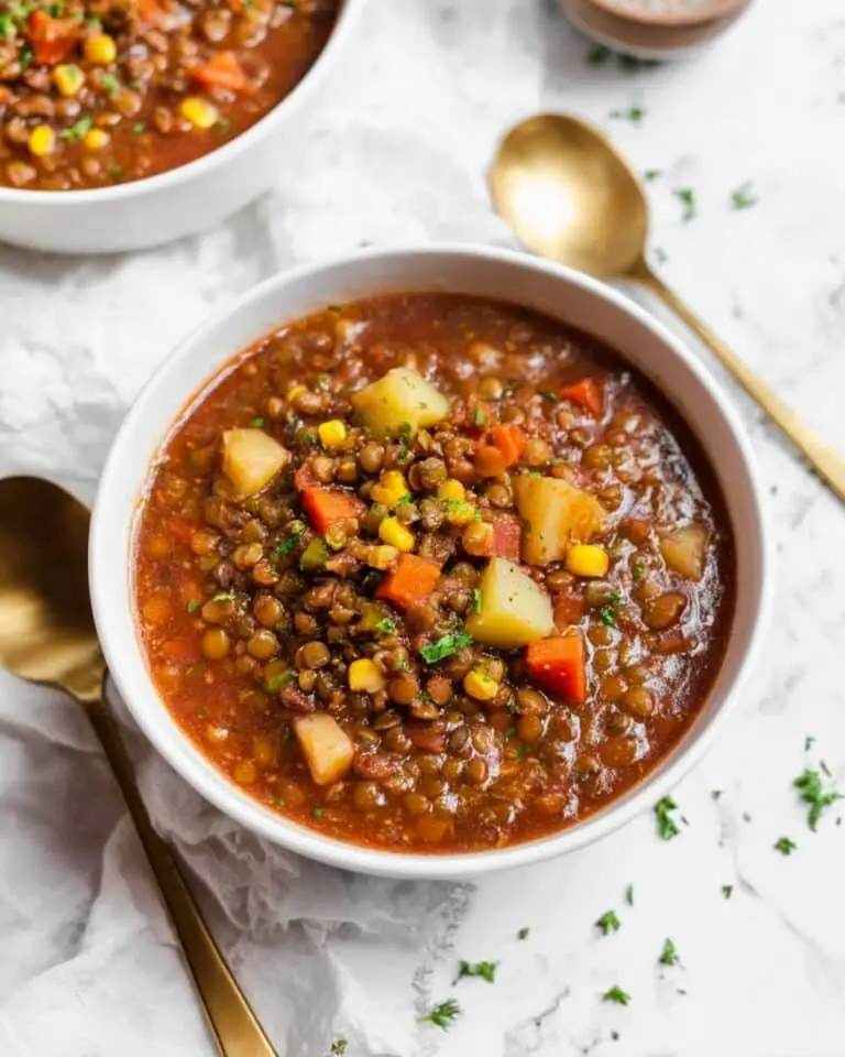 Tomato Lentil Soup Recipe