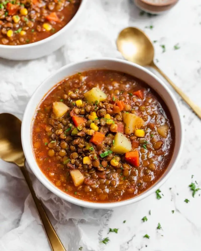 Tomato Lentil Soup Recipe