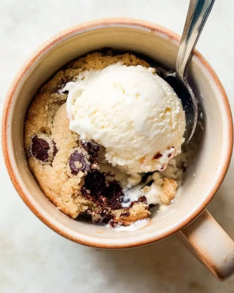 Microwave Cookie in a Mug Recipe