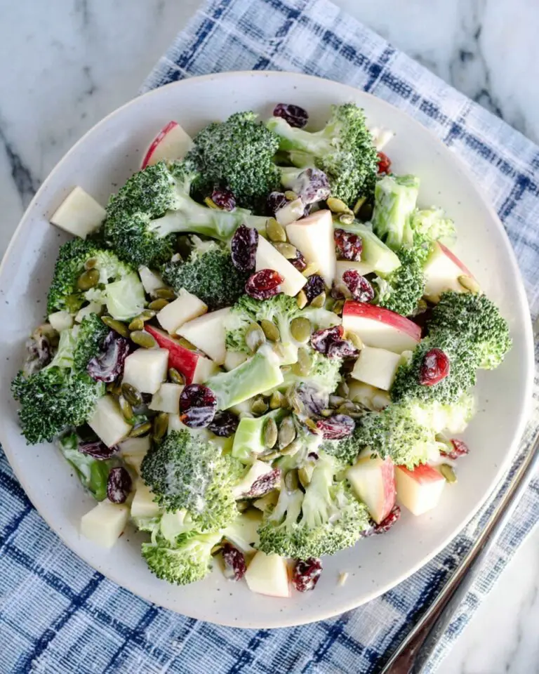 Broccoli Salad with Dried Cranberries Recipe