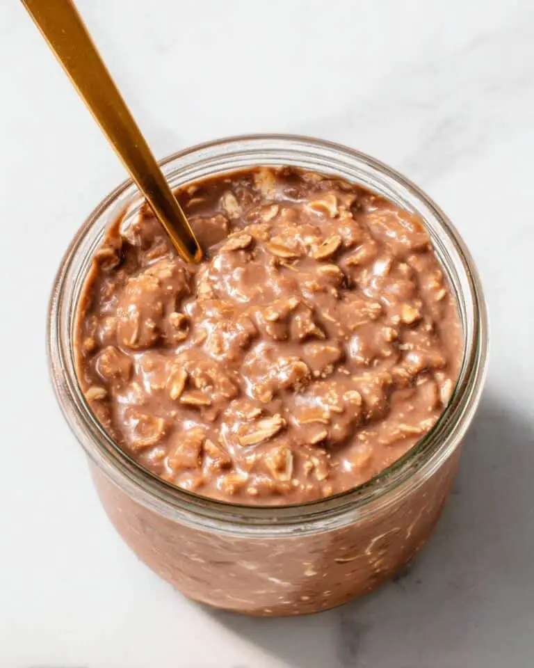 Vegan Breakfast Lentil and Oat Porridge with Apple, Cocoa, and Yogurt Recipe