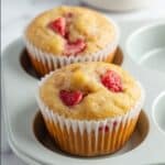 Healthy Strawberry Banana Yogurt Muffins Recipe