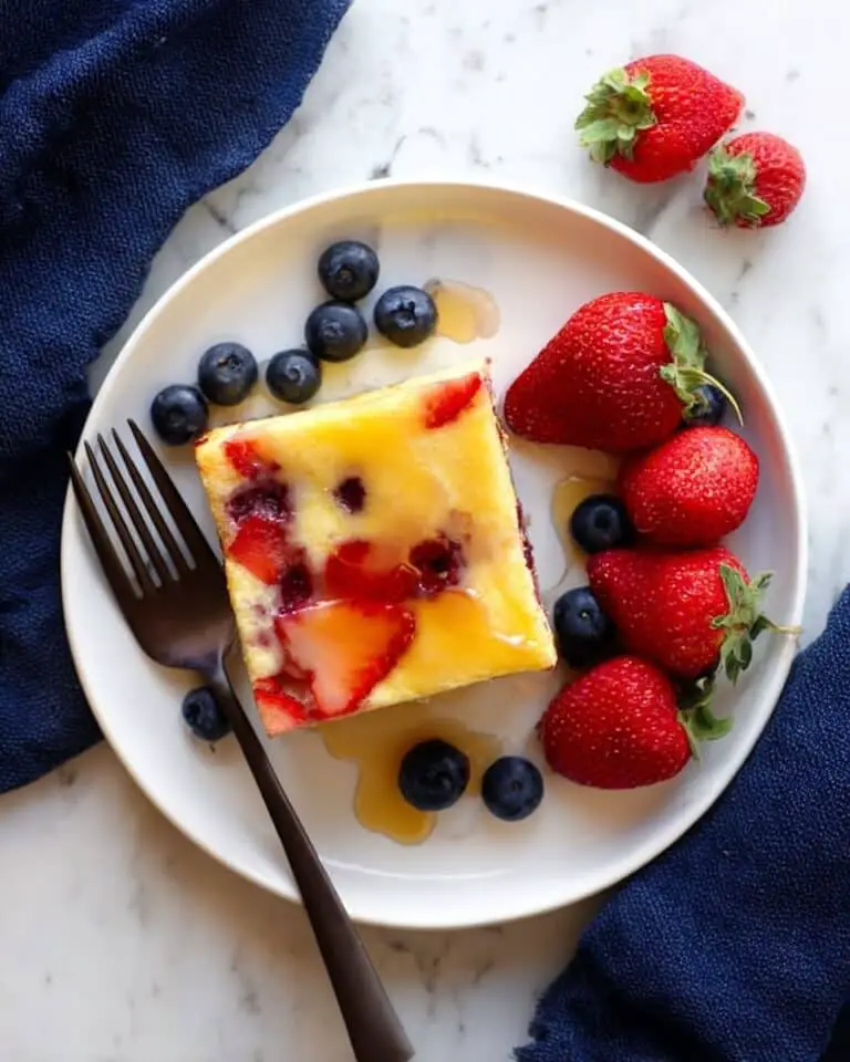 Baked Yogurt with Berries and Maple Syrup Recipe