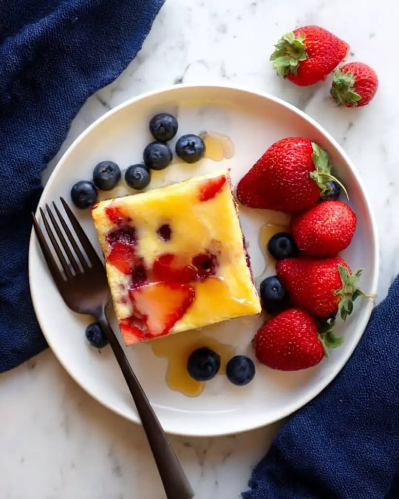 Baked Yogurt with Berries and Maple Syrup Recipe