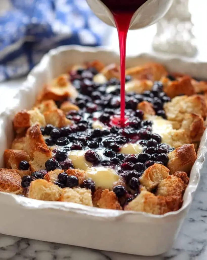 Blueberry and Cream Cheese French Toast Casserole Recipe