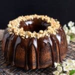 Bundt Cake de Chocolate con Ganache y Avellanas Recipe