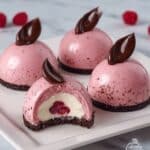 Chocolate Raspberry Mousse Domes Recipe