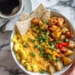 Make-Ahead Breakfast Bowls with Roasted Potatoes, Eggs, and Cheddar Recipe