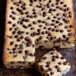 Chocolate Chip Banana Bars Recipe