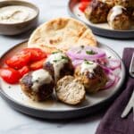 Chicken Kofta with Yogurt Sauce Recipe