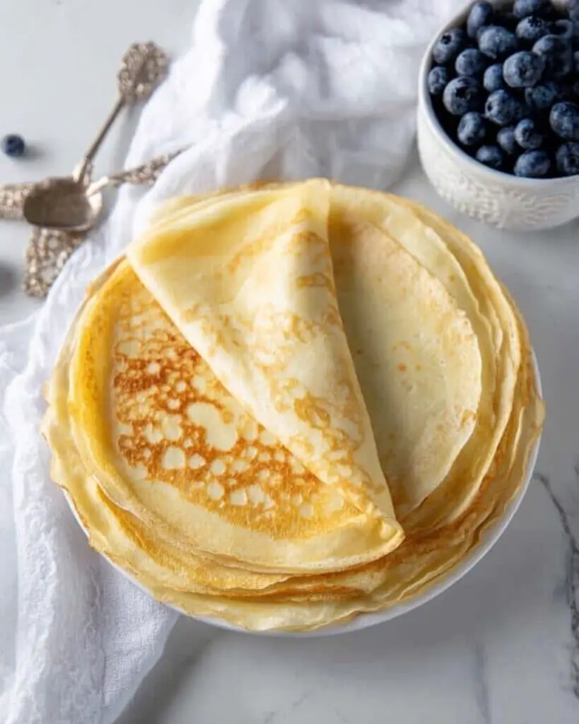 Creamy Homemade Crepes Recipe