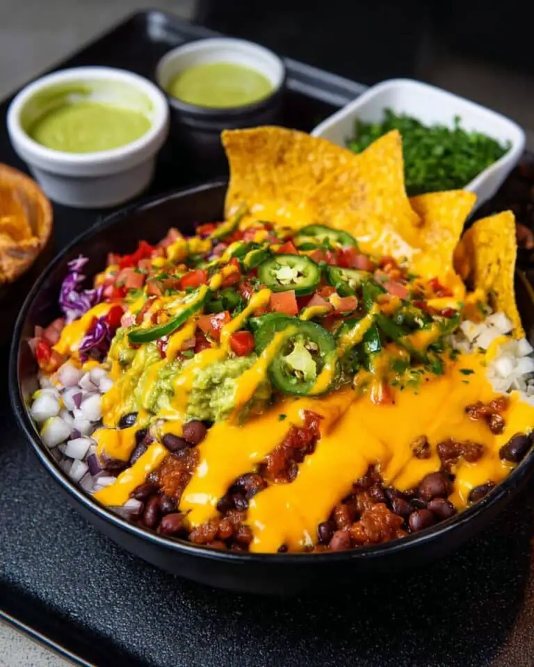 Healthy Vegan Nachos in a Bowl Recipe