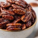 Stovetop Maple Candied Pecans (or Mixed Nuts) Recipe