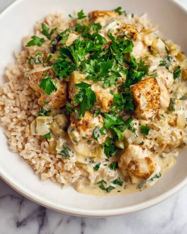Basil Chicken in Coconut Curry Sauce Recipe
