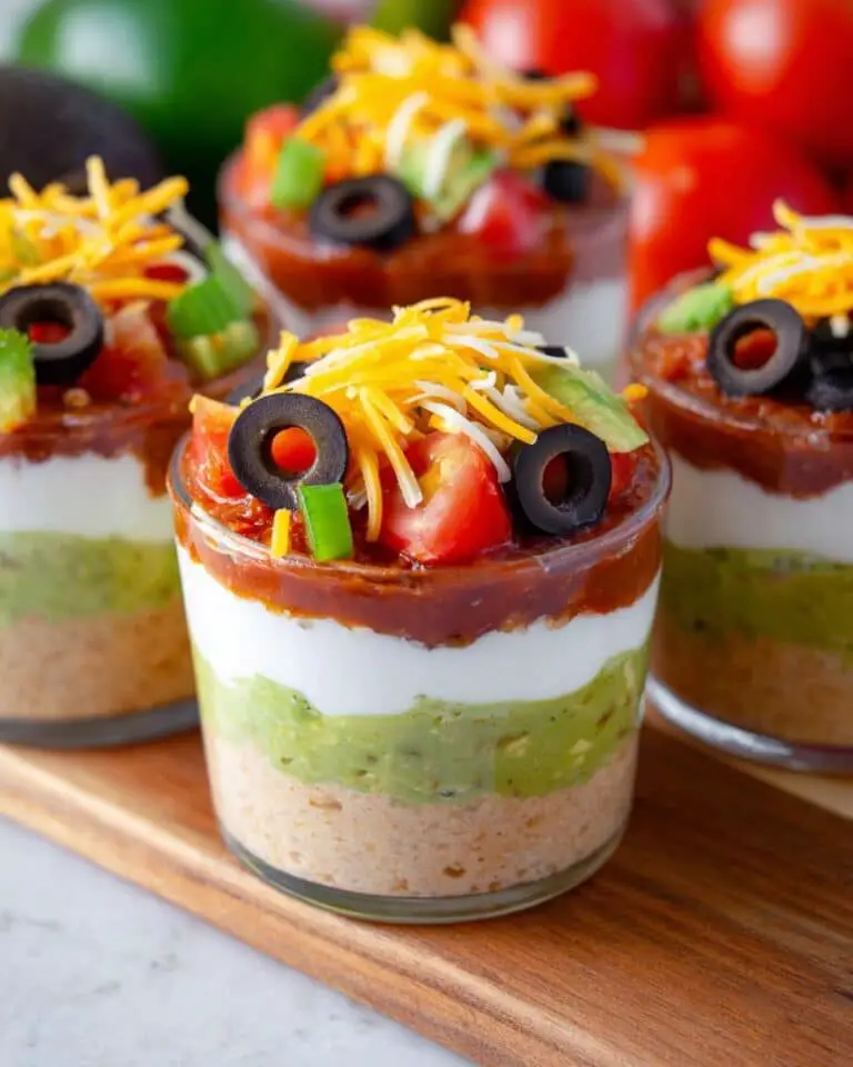 7 Layer Dip Cups