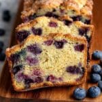 Blueberry Banana Bread with Cinnamon Sugar Topping Recipe