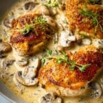 Chicken in White Wine Cream Sauce Recipe