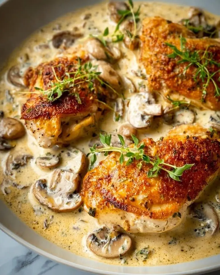 Chicken in White Wine Cream Sauce Recipe