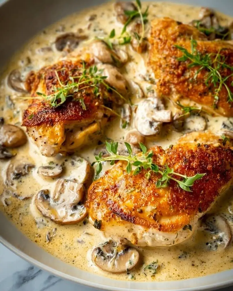 Chicken in White Wine Cream Sauce Recipe