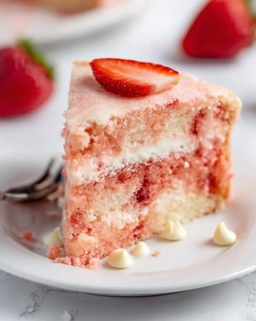 Strawberry Earthquake Cake Recipe