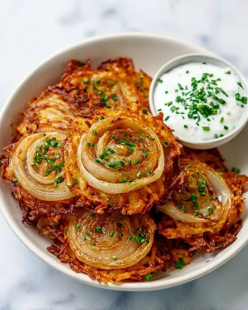 Oven-Baked Parmesan Onion Ring Chips Recipe