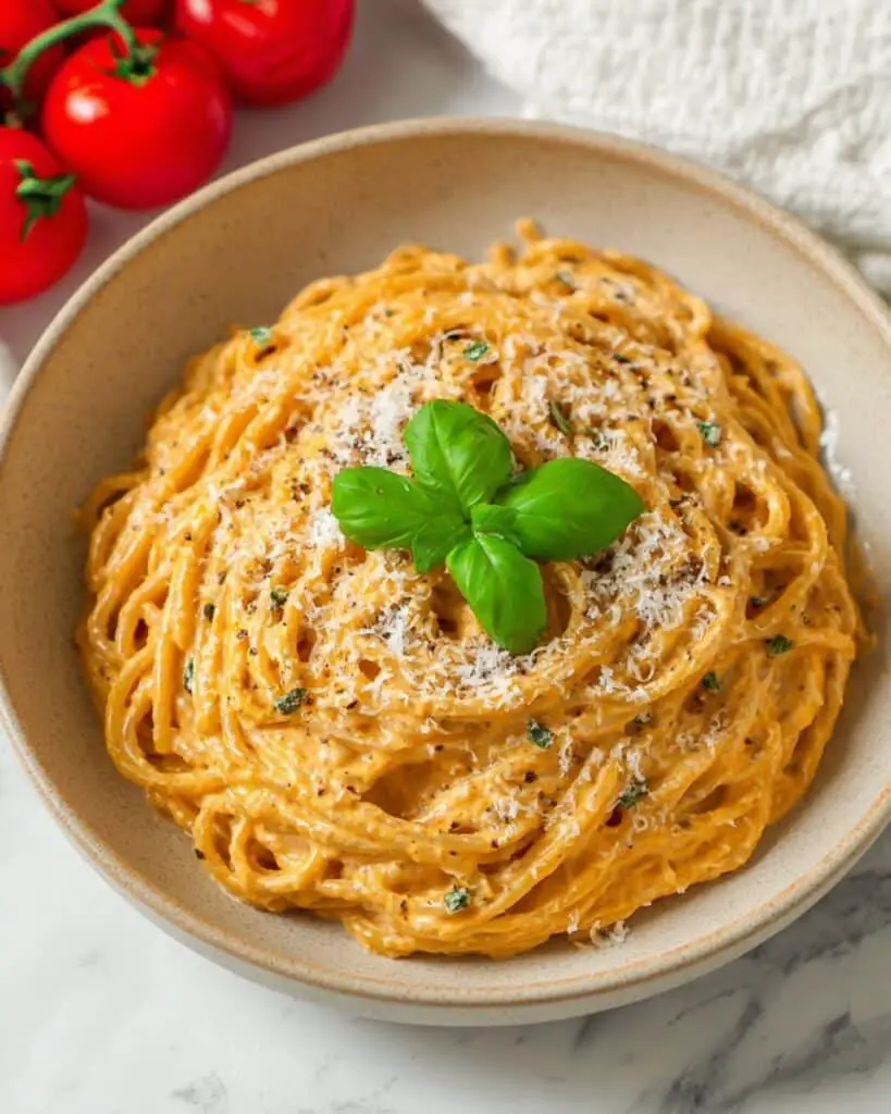 Roasted Tomato and Garlic Ricotta Pasta Recipe