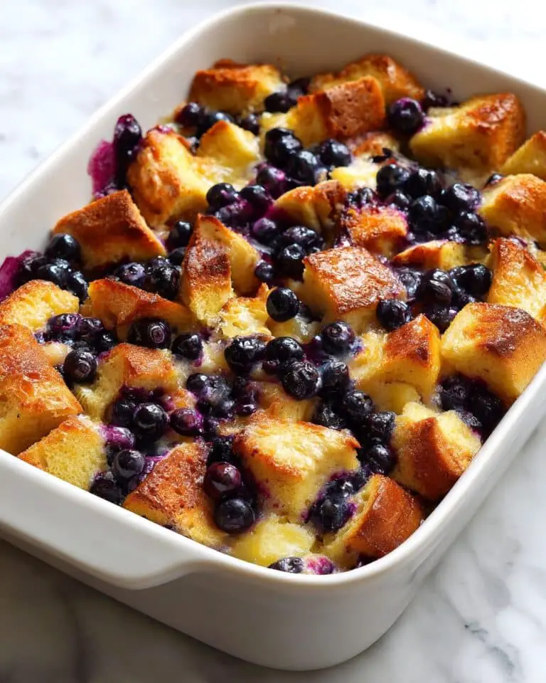 Baked Blueberry French Toast Casserole Recipe