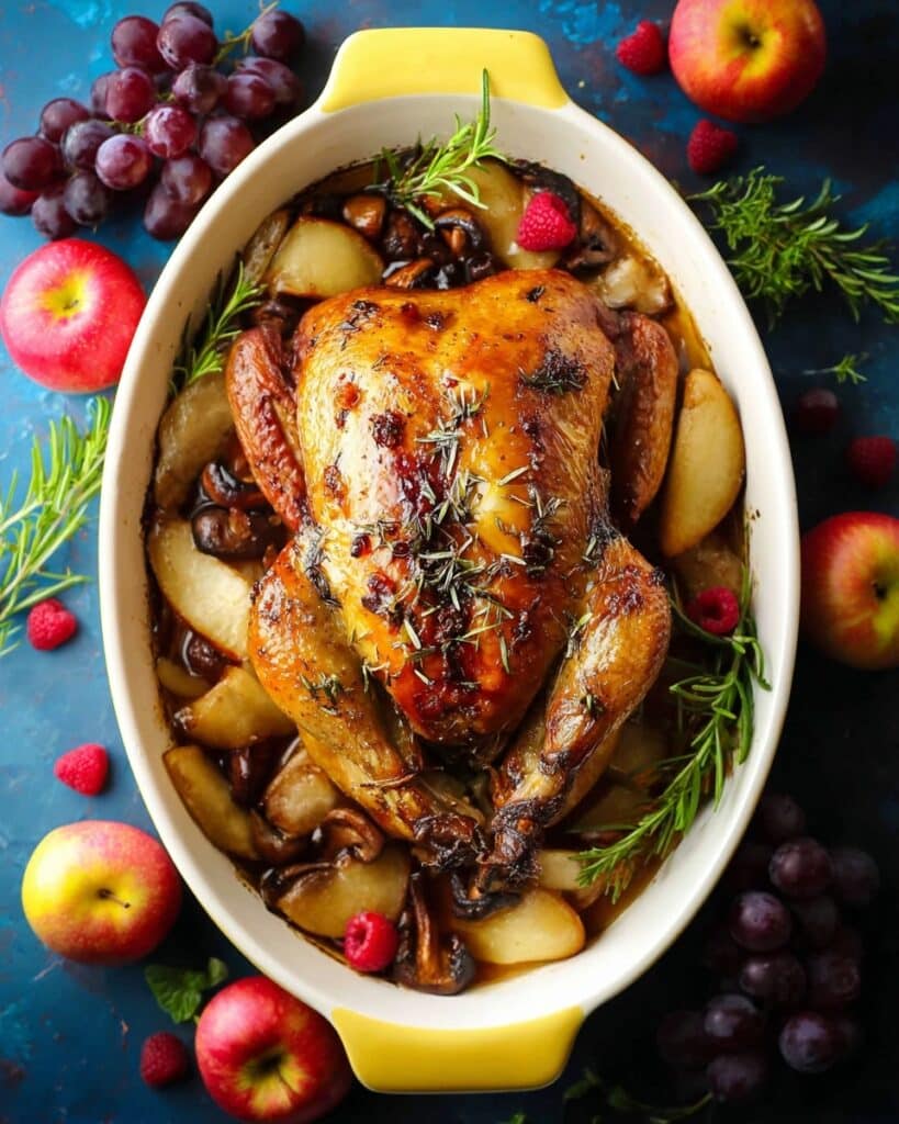 Roasted Duck Stuffed with Apples: A Classic Polish Holiday Dish Recipe