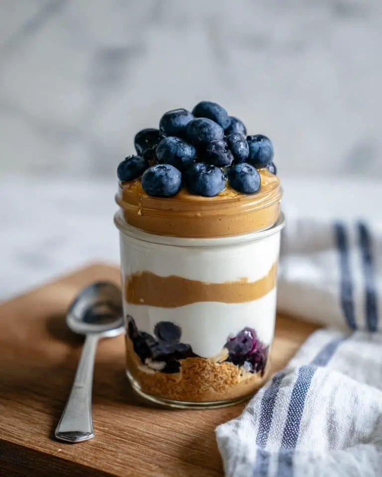 Blueberry-Banana Peanut Butter Parfait Recipe