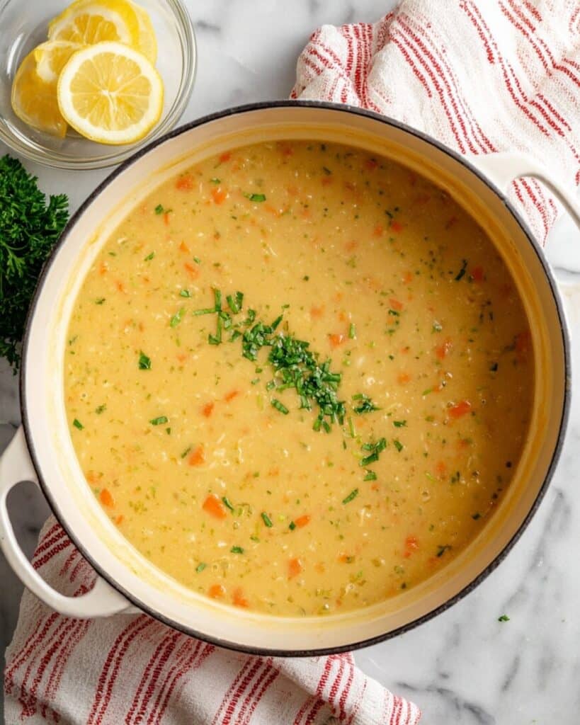 Lebanese Crushed Lentil Soup Recipe