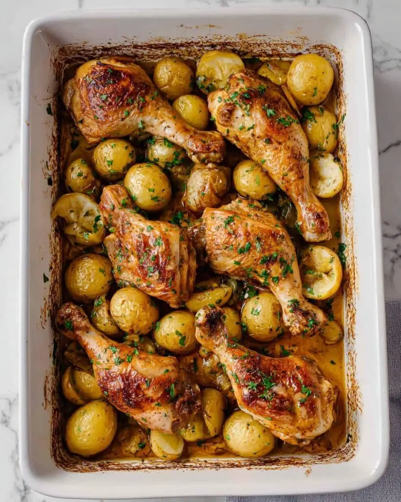 One Pan Chicken and Potatoes Recipe