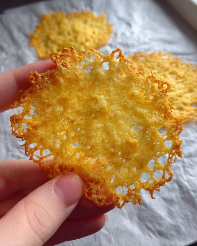 Quick Parmesan Crisps – Low-Carb, Keto Snack Recipe