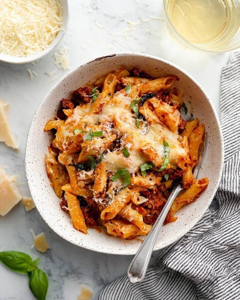 5-Ingredient Baked Ziti Recipe