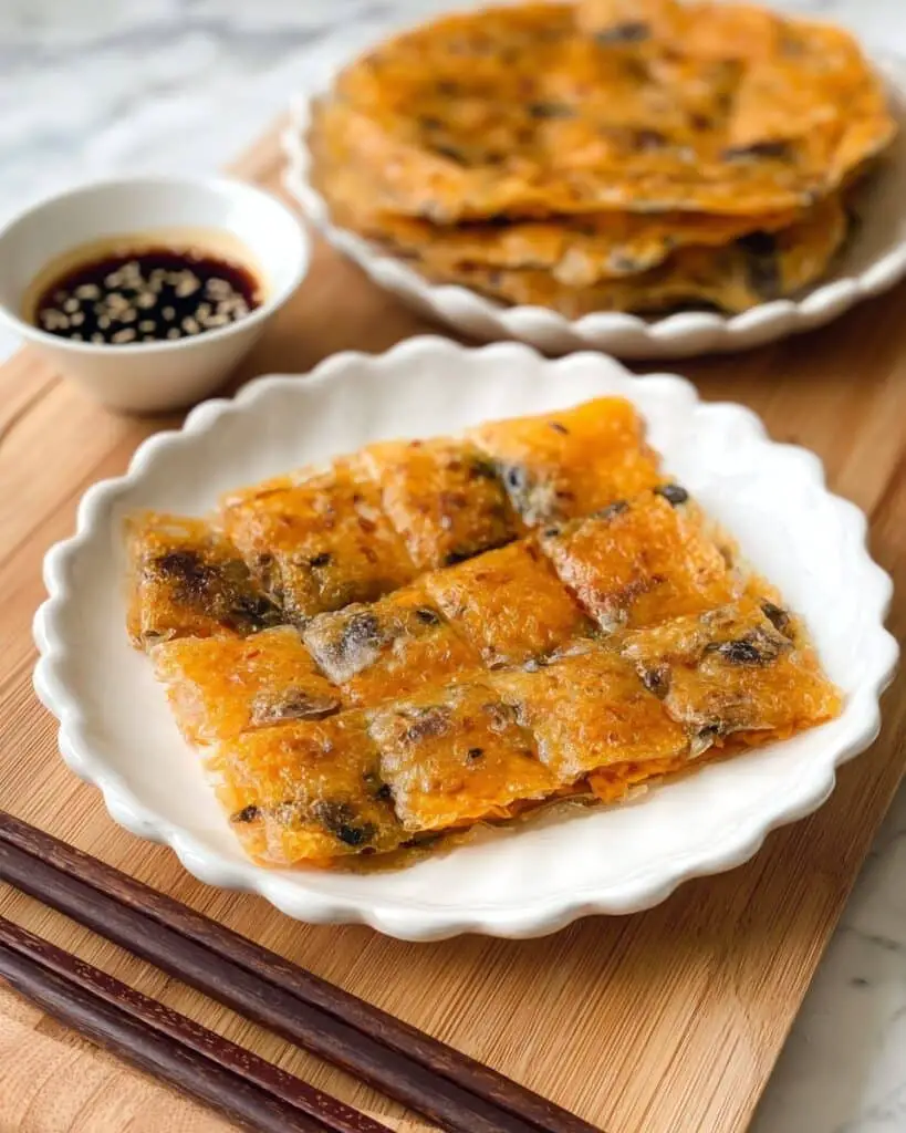 Crispy Kimchi Rice Paper Pancake Recipe