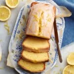 Lemon Yogurt Cake with 2-Ingredient Lemon Glaze Recipe