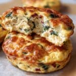 Sun Dried Tomato and Spinach Egg Biscuit Bakes Recipe
