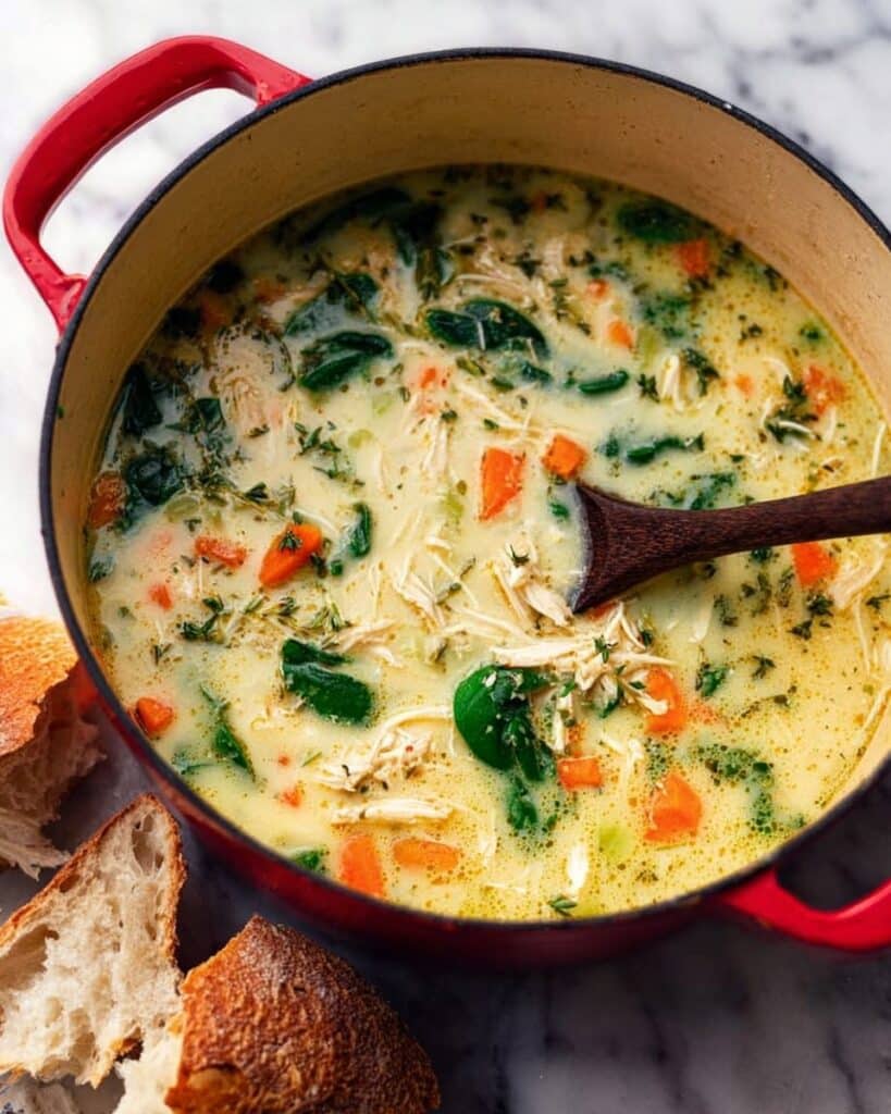 Lemon Chicken Soup with Orzo Recipe